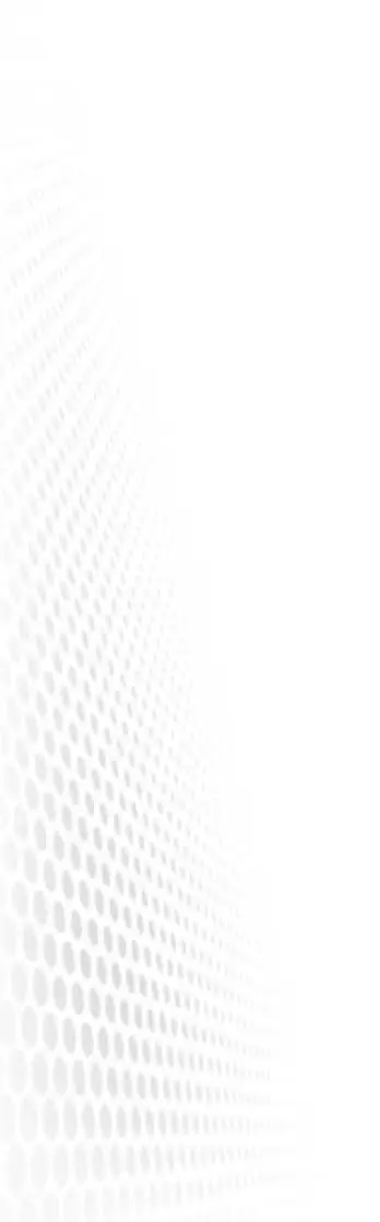 Abstract background with a gradient pattern of white dots forming a wave-like curve on the left